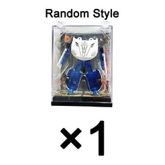 Alloy Deformation Car Model With Acrylic Display Box Metal Racing Car