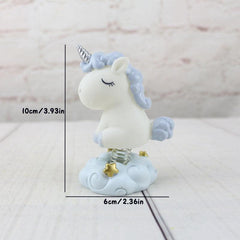 Enamel Unicorn Car Ornament Decoration Cake