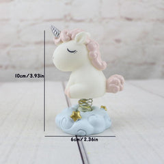Enamel Unicorn Car Ornament Decoration Cake