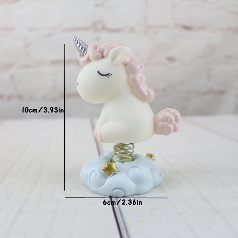 Enamel Unicorn Car Ornament Decoration Cake