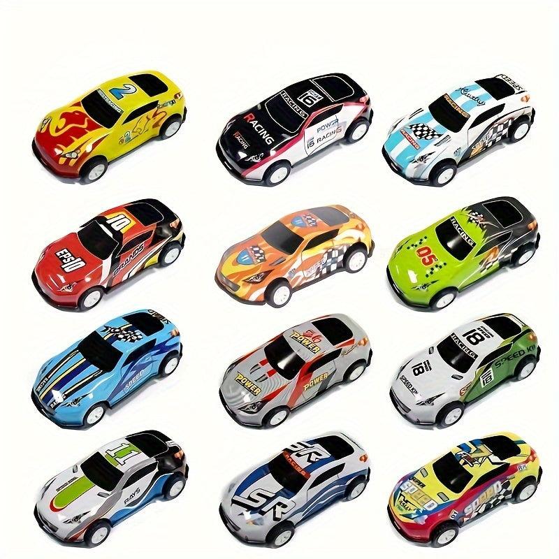 25-50pcs Metal Pull Back Toy Cars Die Cast Race Cars Vehicles Bulk