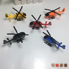 Pull Back Helicopter Toy Mini Simulation Gift