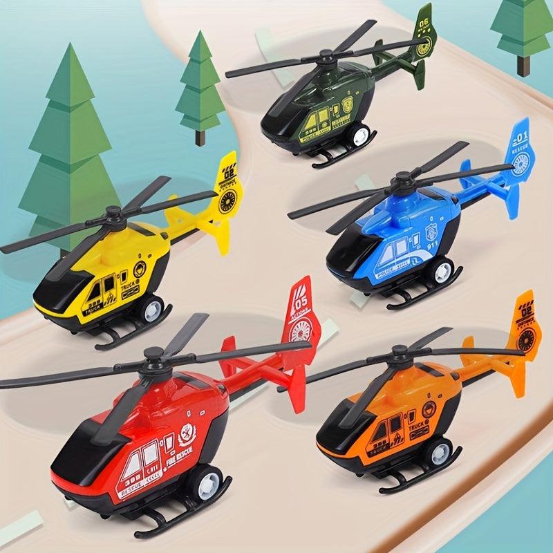 Pull Back Helicopter Toy Mini Simulation Gift