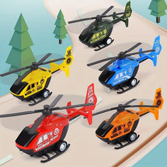 Pull Back Helicopter Toy Mini Simulation Gift