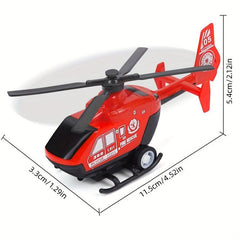 Pull Back Helicopter Toy Mini Simulation Gift
