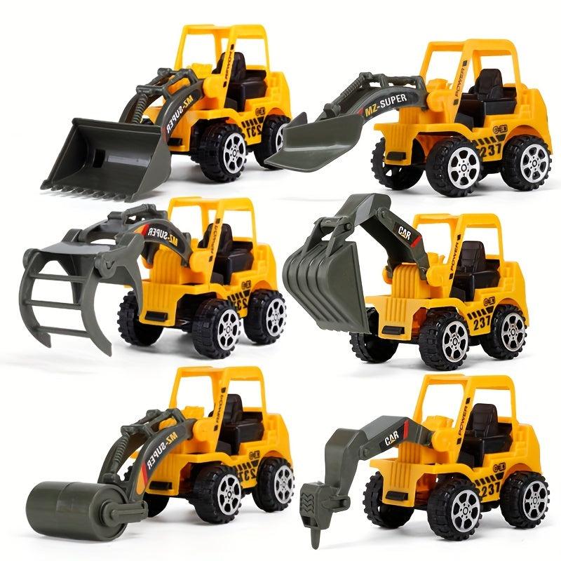 Kids Mini Engineering Vehicle Toys STEM Building Toys