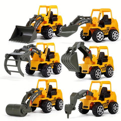 Kids Mini Engineering Vehicle Toys STEM Building Toys