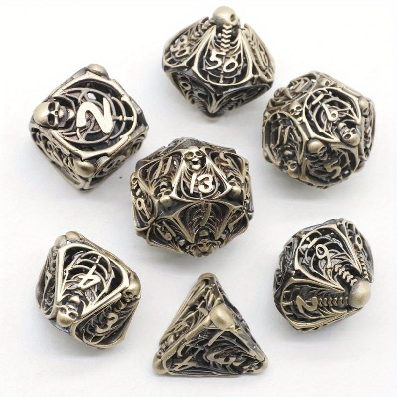 Metal Dice Set Direct Fairy Tale Board Games Dice Hollow Dice