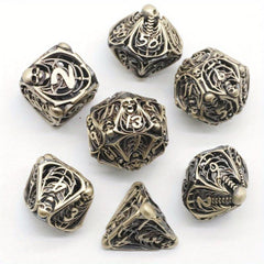 Metal Dice Set Direct Fairy Tale Board Games Dice Hollow Dice