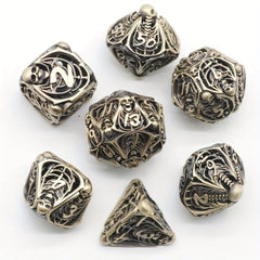 Metal Dice Set Direct Fairy Tale Board Games Dice Hollow Dice
