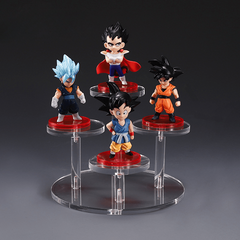 Acrylic Jewelry Display Stand - Square Round Transparent