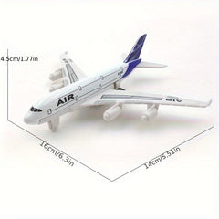 Alloy Airplane Model Ornament Toy Simulation Passenger Aircraft Combat Car Model