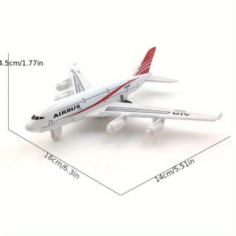 Alloy Airplane Model Ornament Toy Simulation Passenger Aircraft Combat Car Model