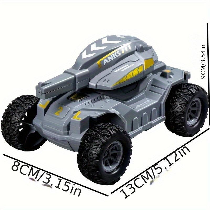 Off-Road Vehicle with Two-Way Inertia Drive - Boys Gift Tank