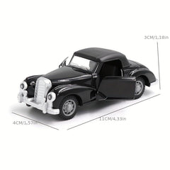 Alloy Classic Car Model Children's Toy Car Decoration Pull Back Canopy Boy Toy