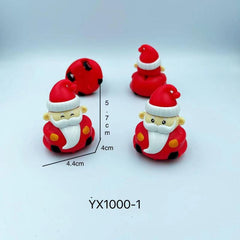 Santa Claus Snowman Rebound Car Toy Car Christmas Tree Gift 2 Packs