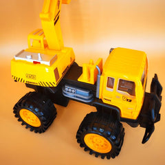 Large Inertial Excavator Toy Car for Boys
