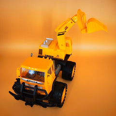 Large Inertial Excavator Toy Car for Boys