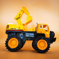 Large Inertial Excavator Toy Car for Boys