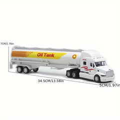 1:48 American Alloy Wheel Gasoline Car Model Sound Light Ornament Gift