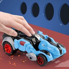 Triceratops Deformation Car Collision Inertia Battle Model Dinosaur Toy Car
