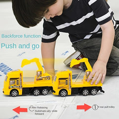Mini Inertial Engineering Vehicle Puzzle Toy Creative Gift