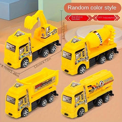 Mini Inertial Engineering Vehicle Puzzle Toy Creative Gift