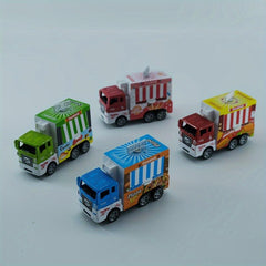 Inertial Pull Back Dinosaur Fast Food Car Hamburger TruckModel Toy