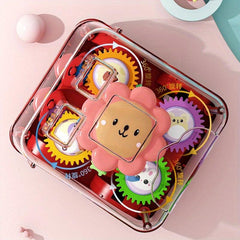 Inertia Toy Cartoon Gear Drop Resistant Bus Toy Car Gift