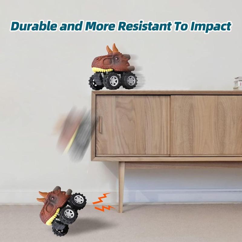 Dinosaur Toy Pull Back Car Inertia Scooter Creative Collection Toys