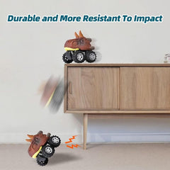Dinosaur Toy Pull Back Car Inertia Scooter Creative Collection Toys