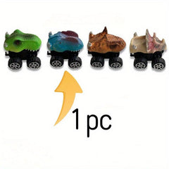 Dinosaur Toy Pull Back Car Inertia Scooter Creative Collection Toys