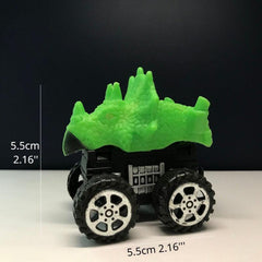 Dinosaur Toy Pull Back Car Inertia Scooter Creative Collection Toys