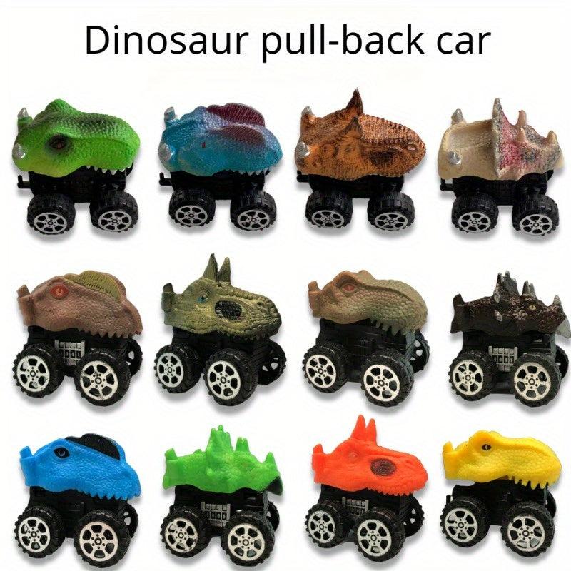 Dinosaur Toy Pull Back Car Inertia Scooter Creative Collection Toys