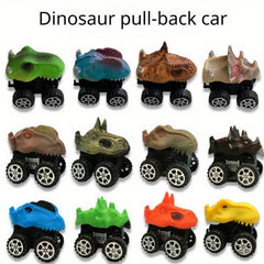 Dinosaur Toy Pull Back Car Inertia Scooter Creative Collection Toys