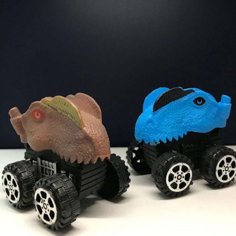 Dinosaur Toy Pull Back Car Inertia Scooter Creative Collection Toys