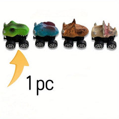 Dinosaur Toy Pull Back Car Inertia Scooter Creative Collection Toys