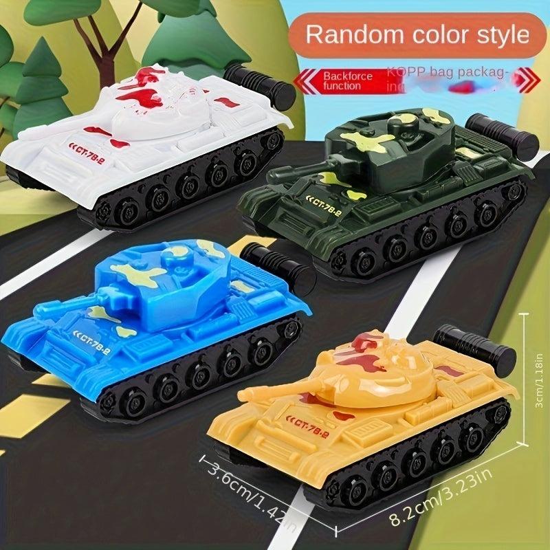 Cartoon Tank Toy Car Mini Tank Model Gift