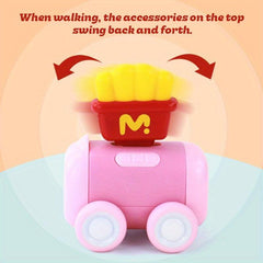 Cartoon Inertia Food Truck Toy for Boys