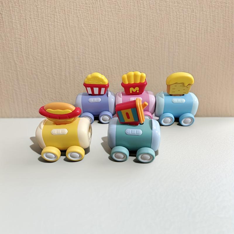 Cartoon Inertia Food Truck Toy for Boys