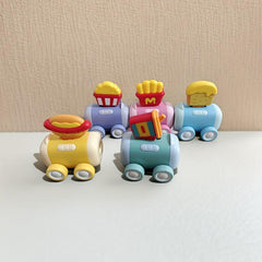 Cartoon Inertia Food Truck Toy for Boys