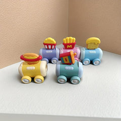 Cartoon Inertia Food Truck Toy for Boys