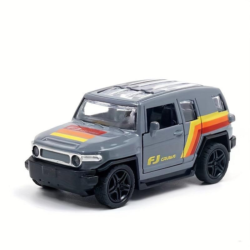 Alloy Off road Car Model Boy Small Car Pull Back Off road Toy Cake Ornament
