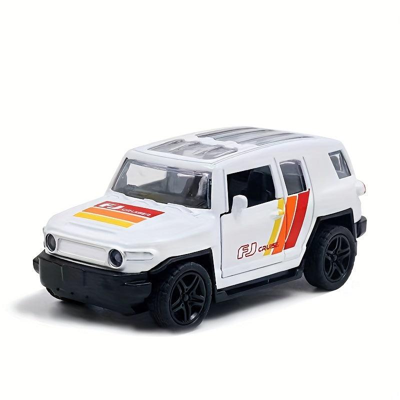 Alloy Off road Car Model Boy Small Car Pull Back Off road Toy Cake Ornament