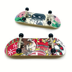 32mm Finger Skateboard Maple Wood Bearing Wheel Professional Wide Board