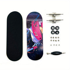 32mm Finger Skateboard Maple Wood Bearing Wheel Professional Wide Board