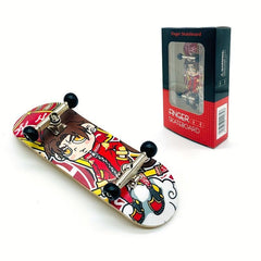 32mm Finger Skateboard Maple Wood Bearing Wheel Professional Wide Board