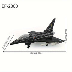 Alloy Airplane Model SR 71 EF 2000 Fighter Ornament