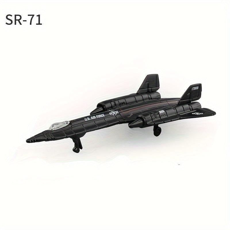 Alloy Airplane Model SR 71 EF 2000 Fighter Ornament