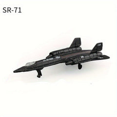 Alloy Airplane Model SR 71 EF 2000 Fighter Ornament